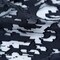 1 Yard Shimmering Black Abstract Organza Burnout Fabric with Frayed Texture
